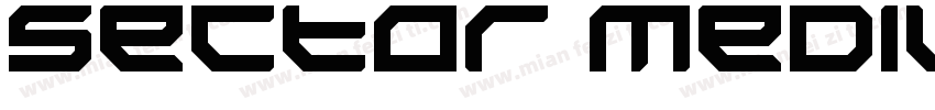 Sector Medium字体转换